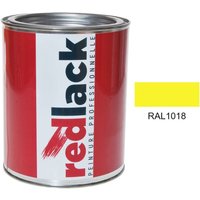 Zinkgelb Lack ral 1018 Seidenmatt Multi-Support 1L Redlack von REDLACK