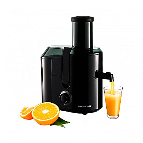 Entsafter Slow Juicer REDMOND RJ-916 aus Edelstahl für Gemuse und Obst, Fruchtentsafter elektrisch 750 W, Saftpresse von REDMOND