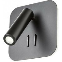 Redo quda Wandleuchte mit USB-Anschluss 6W+3W 3000K schwarz 011492 Redo quda Wandleuchte mit USB-Anschluss 6W+3W 3000K schwarz 011492 von REDOGROUP