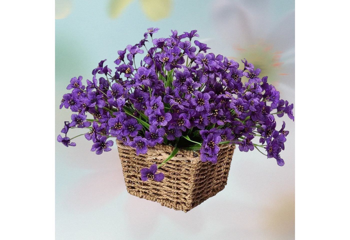 Kunstblume Künstliche Balkonblumen pflegefreie Blumensträuße, REDOM, Höhe 33 cm, wetterfeste UV-beständige, für Terrasse Blumenkästen Fensterbank usw. Kunstblume Künstliche Balkonblumen pflegefreie Blumensträuße, REDOM, Höhe 33 cm, wetterfeste UV-beständige, für Terrasse Blumenkästen Fensterbank usw. von REDOM