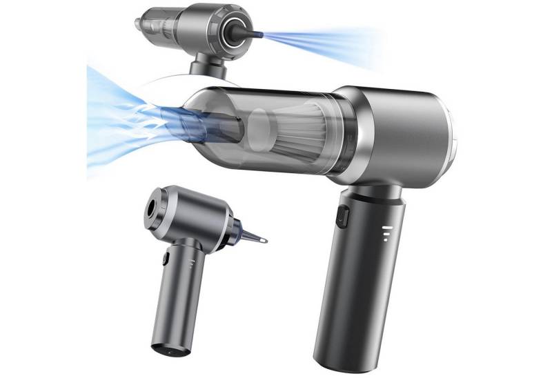 REDOM Akku-Handstaubsauger 3in1 Krümelsauger Kabelloser Staubsauger Auto- und Tischstaubsauger, 100,00 W, Beutellos, 20000Pa 6000mA Staubgebläse Trocken für Auto und Zuhause von REDOM