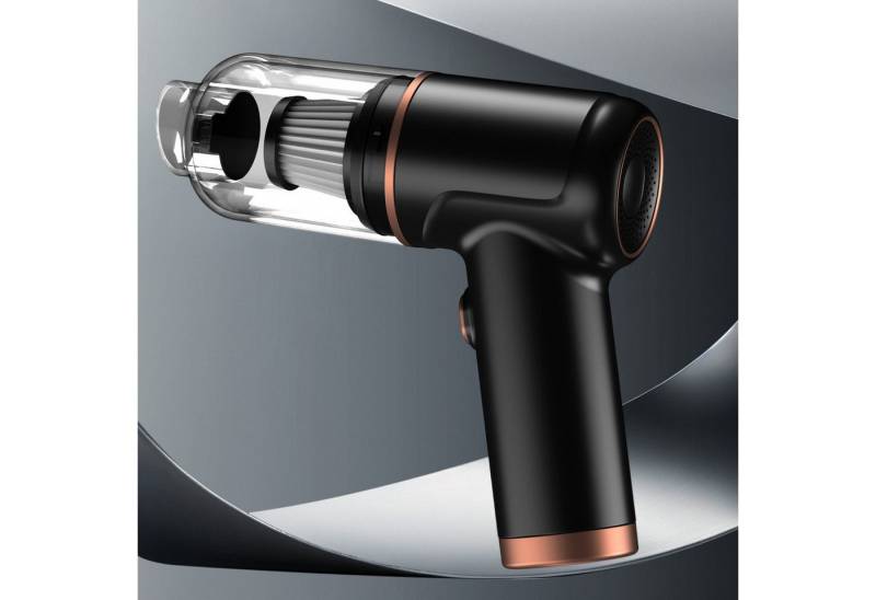REDOM Akku-Handstaubsauger Kabelloser Handstaubsauger Auto und Haushalt Mobiler Staubsauger, 120,00 W, Beutellos, für Auto Zuhause mit Aufsätze und USB-Ladekabel 12000Pa 4000mA-Akku von REDOM