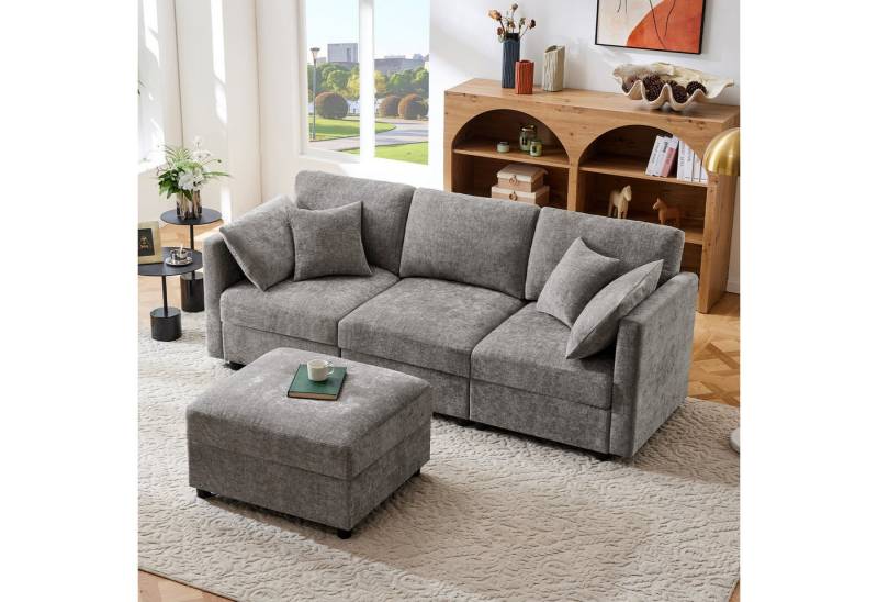REDOM Ecksofa Geräumiges 3-4 Personen Sofa, Schlafcouch, Sofabett 1 Teile, L-förmiges Polstersofa REDOM Ecksofa Geräumiges 3-4 Personen Sofa, Schlafcouch, Sofabett 1 Teile, L-förmiges Polstersofa von REDOM