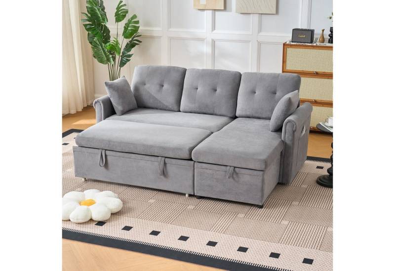 REDOM Ecksofa Multifunktionales Schlafsofa, beidseitig montierbar, L-Form Sofa aus Samt 1 Teile REDOM Ecksofa Multifunktionales Schlafsofa, beidseitig montierbar, L-Form Sofa aus Samt 1 Teile von REDOM