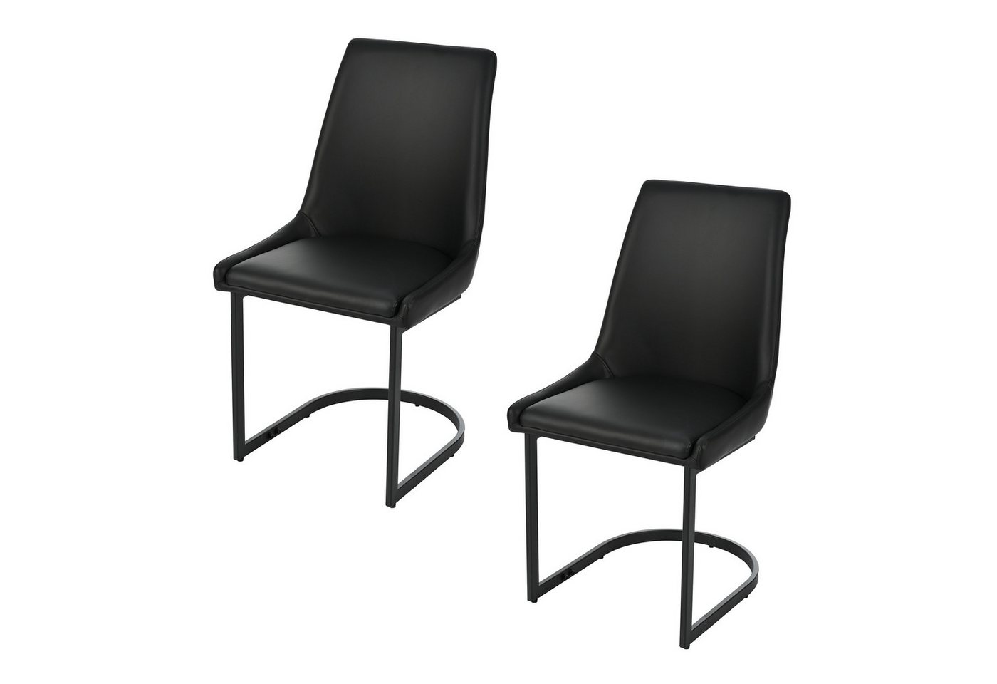 REDOM Esszimmerstuhl Loungesessel,Freizeitstuhl (Moderne Esszimmerstühle aus Kunstleder-Leder mit ergonomischer Rückenlehne, pflegeleicht, hoher Belastbarkeit, 2 St), Mit Hohe Rückenlehne von REDOM