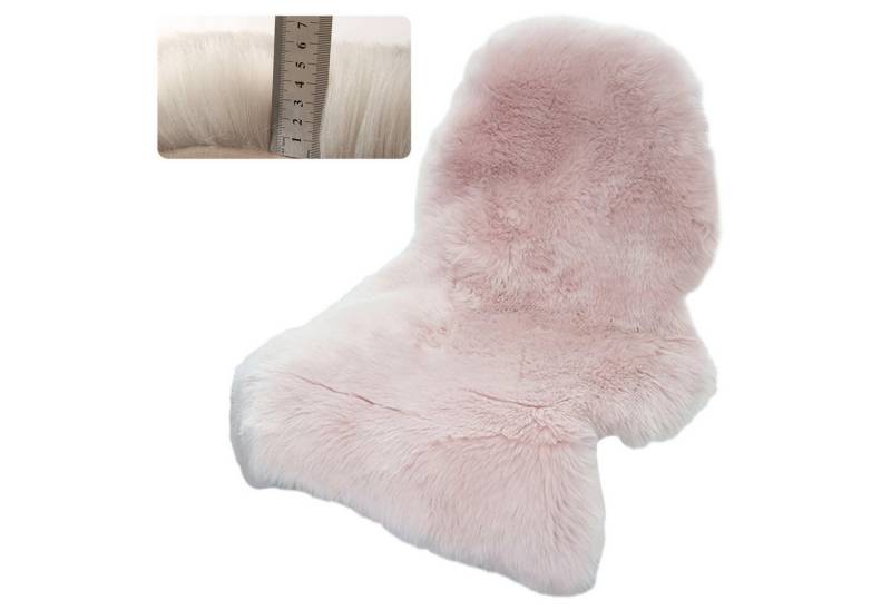 REDOM Fellteppich Kunstfell-Teppich Teppich Schaffell-Optik Schlafzimmerteppich, fellförmig, Höhe: 60 mm, Teppiche für Bettvorleger 60*100 CM Shaggy für Wohnzimmer Schlafzimmer von REDOM