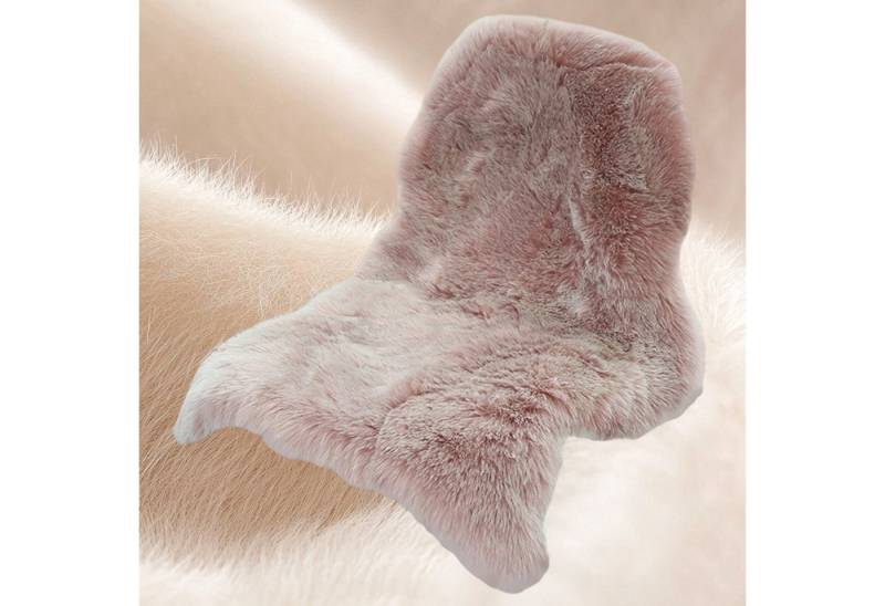 REDOM Fellteppich Kunstfell-Teppich Teppich Schaffell-Optik Schlafzimmerteppich, fellförmig, Höhe: 60 mm, Teppiche für Bettvorleger 60*100 CM Shaggy für Wohnzimmer Schlafzimmer von REDOM