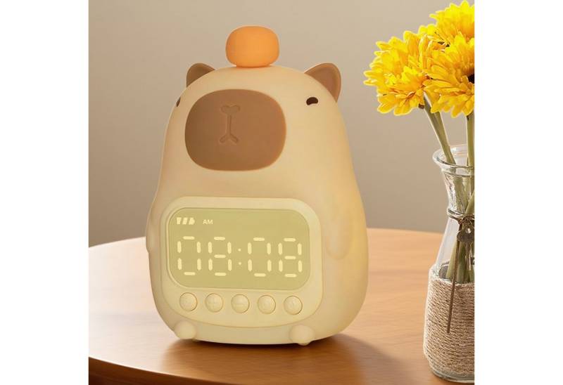 REDOM Kinderwecker Nachtlicht Wecker wiederaufladbar niedlicher Wecker LED Nachtlicht Schlummerfunktion TYPE-C wiederaufladbar Geschenk für Kinder von REDOM