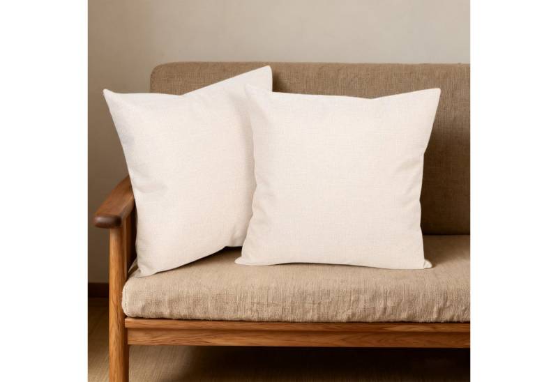 REDOM Kissenbezüge 2er Set Deko Sofakissen Bezug Zierkissenhülle, (2 Stück), mit verdecktem Reißverschluss, pflegeleicht, maschinenwaschbar von REDOM