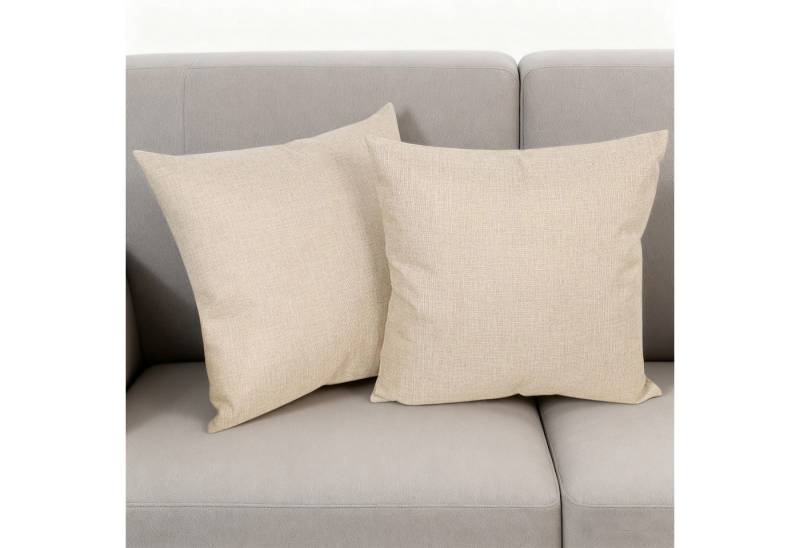 REDOM Kissenbezüge 2er Set Deko Sofakissen Bezug Zierkissenhülle, (2 Stück), mit verdecktem Reißverschluss, pflegeleicht, maschinenwaschbar von REDOM