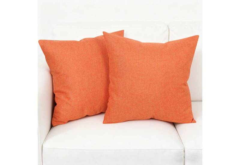 REDOM Kissenbezüge 2er Set Deko Sofakissen Bezug Zierkissenhülle, (2 Stück), mit verdecktem Reißverschluss, pflegeleicht, maschinenwaschbar von REDOM
