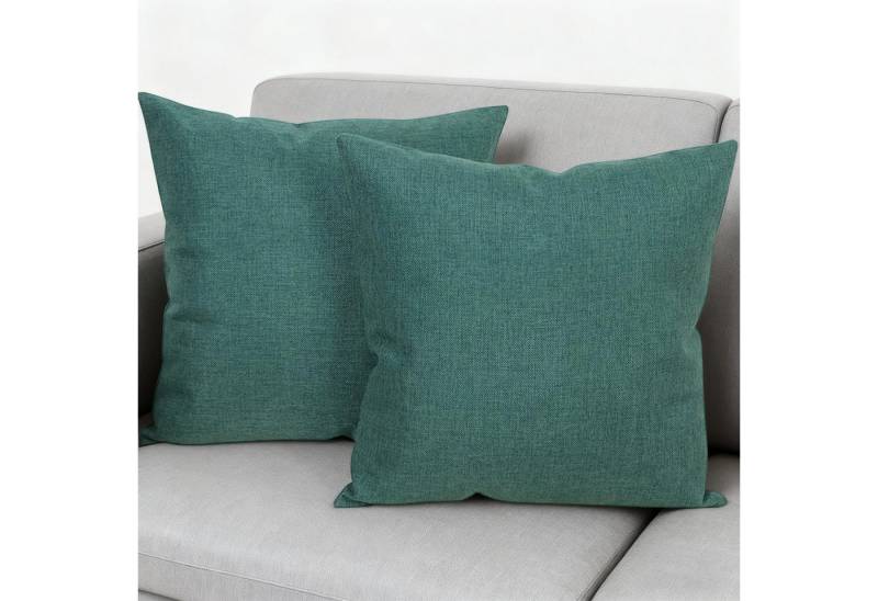 REDOM Kissenbezüge 2er Set Deko Sofakissen Bezug Zierkissenhülle, (2 Stück), mit verdecktem Reißverschluss, pflegeleicht, maschinenwaschbar von REDOM
