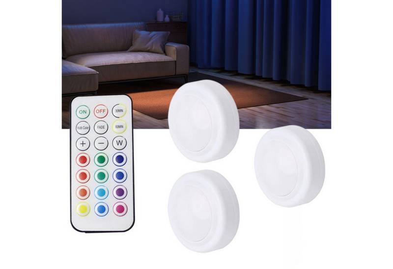REDOM LED Nachtlicht LED Farbwechsellicht Stimmungslicht Touch Licht mit Timer, 3 Lichter mit 1 Fernbedienung, LED fest integriert, bunte RGB Farbwechselbeleuchtung 13 Farben Dimmbar, Touch-Schalter Treppenlicht mit Fernbedienung REDOM LED Nachtlicht LED Farbwechsellicht Stimmungslicht Touch Licht mit Timer, 3 Lichter mit 1 Fernbedienung, LED fest integriert, bunte RGB Farbwechselbeleuchtung 13 Farben Dimmbar, Touch-Schalter Treppenlicht mit Fernbedienung von REDOM