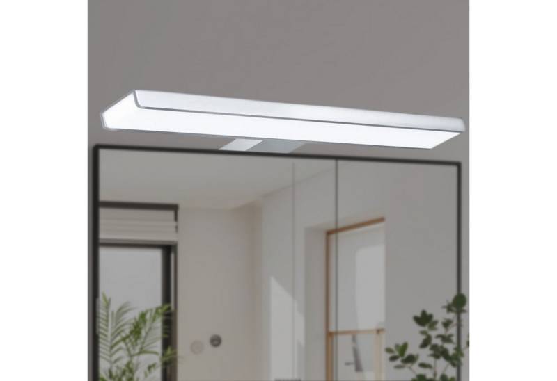 REDOM LED Spiegelleuchte Badezimmerspiegel Lampe Wandlampe Badlampe Schminklicht Spiegel, 30CM 230V 6W 4000K 650LM IP44 mit Netzkabel und Schalter, LED fest integriert, Tageslichtweiß, Vielseitig Montierbar für Bad Schlafzimmer Küche und Wohnzimmer von REDOM