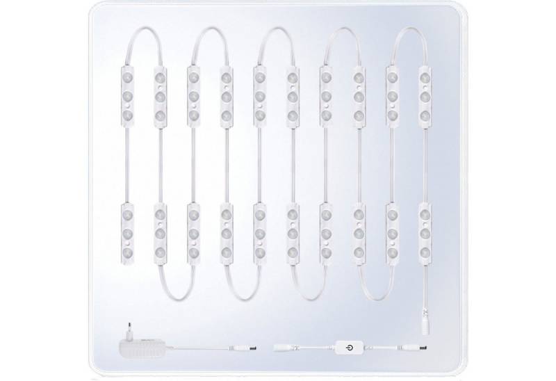 REDOM LED Spiegelleuchte Dimmbar 60 LED Spiegellampe DIY Schminkleuchte Spiegelbeleuchtung, 7000K DC12V Wasserdicht Dimmbar zuschneidbar, LED fest integriert, Kaltweiß, mit Netzteil Dimmschalter Selbstklebend Bad Schminktisch Wandspiegel REDOM LED Spiegelleuchte Dimmbar 60 LED Spiegellampe DIY Schminkleuchte Spiegelbeleuchtung, 7000K DC12V Wasserdicht Dimmbar zuschneidbar, LED fest integriert, Kaltweiß, mit Netzteil Dimmschalter Selbstklebend Bad Schminktisch Wandspiegel von REDOM