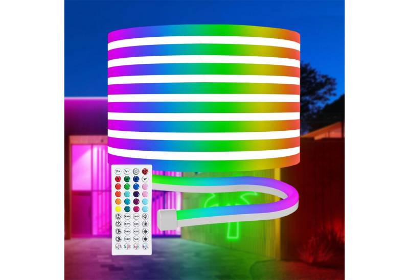 REDOM LED Stripe RGB Lichtband 16 Farben Dimmbar Streifenbeleuchtung Ambiente Licht, Musik-Synchronisation App- und Fernbedienung Zuschneidbar für Deko von REDOM