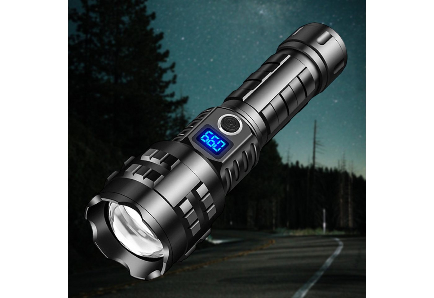 REDOM LED Taschenlampe Superhelle Zoom Handlampe Camping Notfalllampe taktische Leuchte (5 Modi Powerbank-Funktion Zoombar mit Fokus IPX67 Wasserdicht, 1-St., 5000-Lithiumbatterie Batteriebetrieben Typ-C Ladefunktion LCD Anzeige), Powerbank Camping Wandern Outdoor Notfälle Abenteuerurlaub Bergsteigen REDOM LED Taschenlampe Superhelle Zoom Handlampe Camping Notfalllampe taktische Leuchte (5 Modi Powerbank-Funktion Zoombar mit Fokus IPX67 Wasserdicht, 1-St., 5000-Lithiumbatterie Batteriebetrieben Typ-C Ladefunktion LCD Anzeige), Powerbank Camping Wandern Outdoor Notfälle Abenteuerurlaub Bergsteigen von REDOM