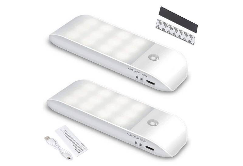 REDOM Nachtlicht LED Nachtlampe Wandlampe mit 3 Modi, mit Lichtsensor und Bewegungssensor, LED fest integriert, Kaltweiß, 12 LEDs 4000K wiederaufladbar via USB 500mAh Akku REDOM Nachtlicht LED Nachtlampe Wandlampe mit 3 Modi, mit Lichtsensor und Bewegungssensor, LED fest integriert, Kaltweiß, 12 LEDs 4000K wiederaufladbar via USB 500mAh Akku von REDOM