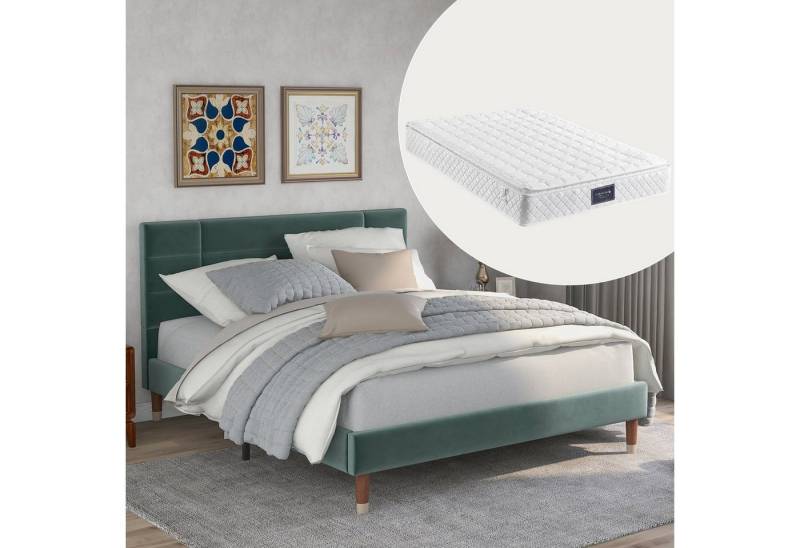 REDOM Polsterbett Doppelbett, Massivholzbett (mit Matratze oder ohne Matratze) von REDOM