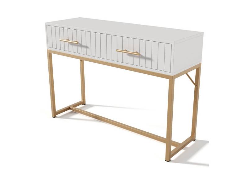 REDOM Schminktisch (mit 2 Schubladen 100x45x75cm) von REDOM