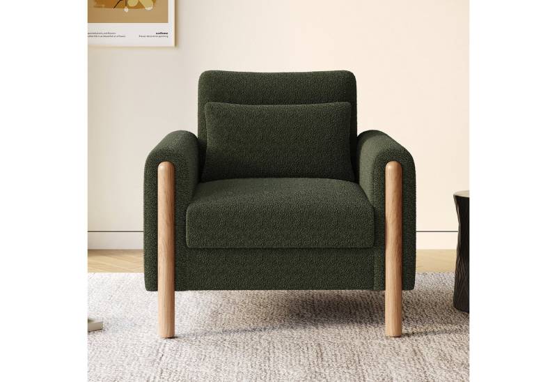 REDOM Sessel Loungesessel Einzelsessel (Moderner Teddy Chair, 1-St., mit Weicher Polsterung, Dickem Kissen), Polstersessel, Relaxsessel, Einzelsofa von REDOM