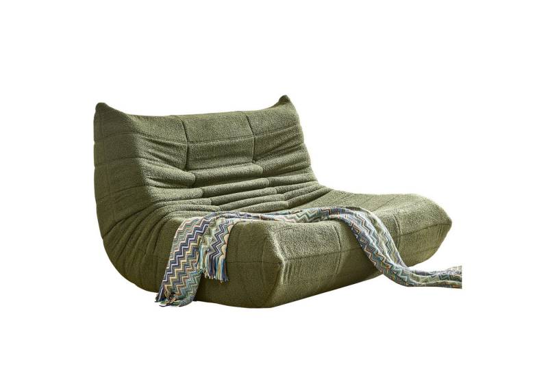 REDOM Sitzsack 2-Sitzer Lazy-Sofa (Teddy-Samt Sofa für maximalen Komfort - Hochwertiger Stoff, 1 St), Ergonomische Unterstützung - Ideal für Wohnzimmer von REDOM