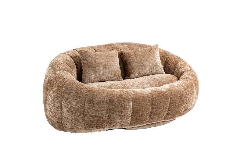 REDOM Sofa Chenille Lounge Sofa, Sitzsack Sofa, mit hoher Rückenlehne, Sitzsack-Couc, Tragfähigkeit: 150KG von REDOM