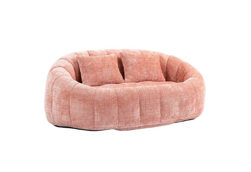 REDOM Sofa Chenille Lounge Sofa, Sitzsack Sofa, mit hoher Rückenlehne, Sitzsack-Couc, Tragfähigkeit: 150KG von REDOM