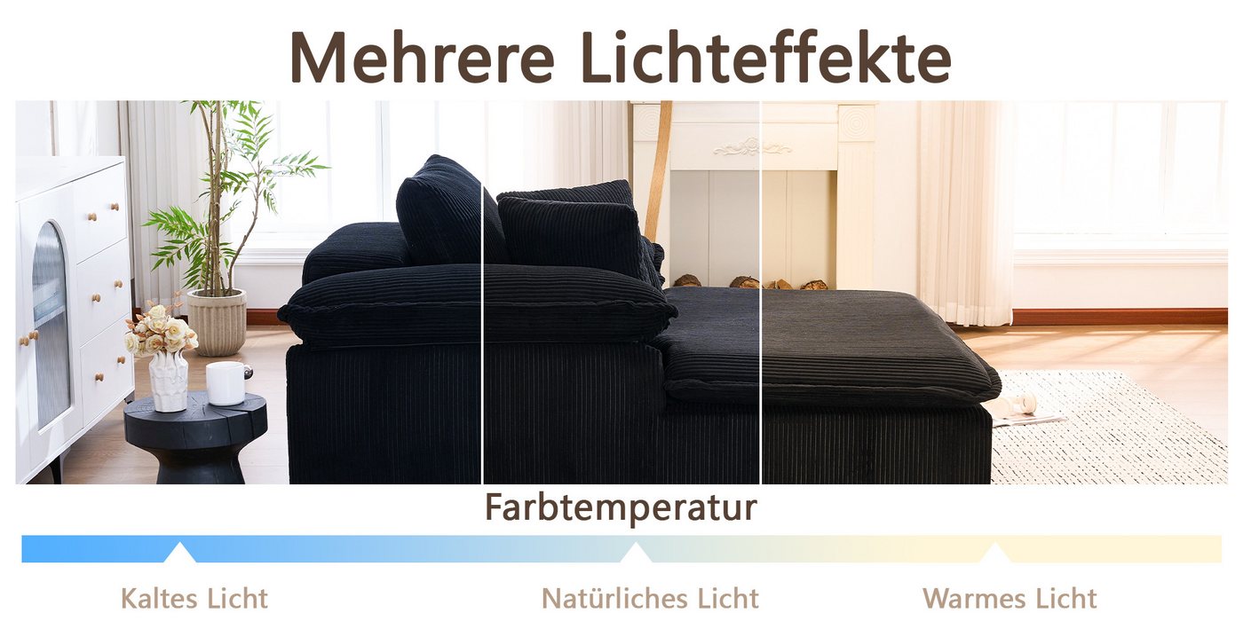 REDOM Sofa Corduroy Relaxsessel, mit breiten Armlehnen, ergonomisch & sofort nutzbar – für Wohnzimmer & Leseecke – ohne Rahmen 1 Teile REDOM Sofa Corduroy Relaxsessel, mit breiten Armlehnen, ergonomisch & sofort nutzbar – für Wohnzimmer & Leseecke – ohne Rahmen 1 Teile von REDOM