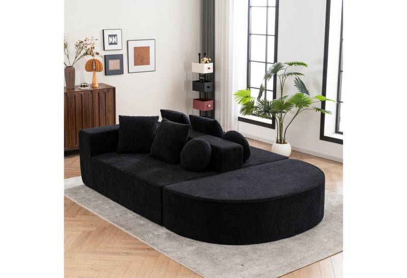 REDOM Sofa Modern modular sofa mit segmentiertem, Modulares Wolkensofa – Bequemes, Hautfreundliches Chenille-Stoff Sofa ohne Montage, Flexibles Design, mit Relaxfunktion REDOM Sofa Modern modular sofa mit segmentiertem, Modulares Wolkensofa – Bequemes, Hautfreundliches Chenille-Stoff Sofa ohne Montage, Flexibles Design, mit Relaxfunktion von REDOM