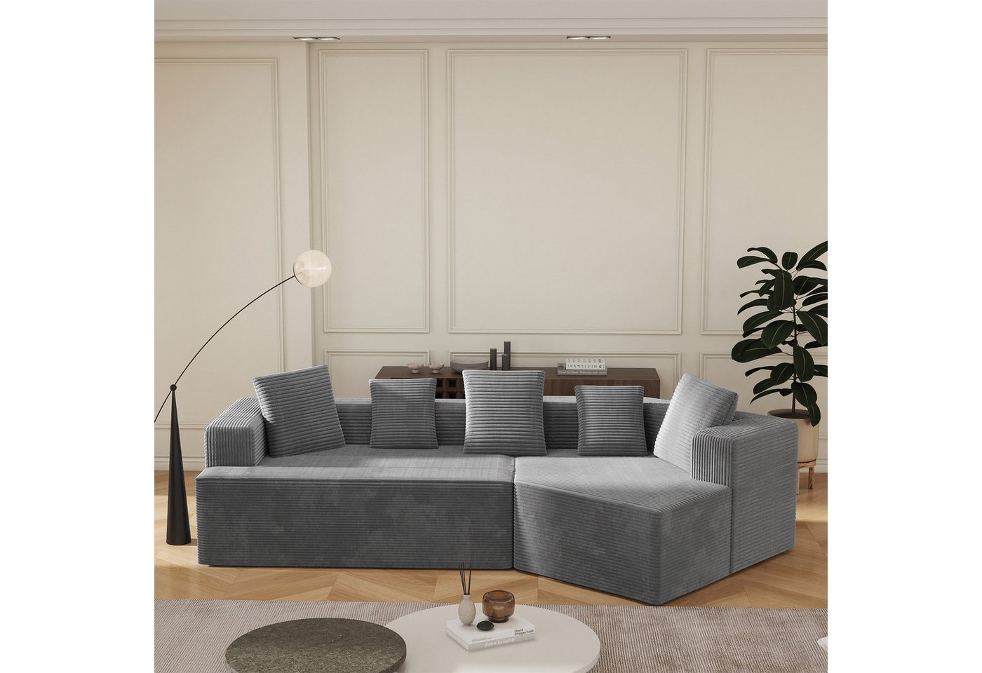 REDOM Sofa Modulares Cloud-Kombinationssofa, Lampenplush-Stoff, Flexibel für Wohnzimmer & Schlafzimmer, Komfort und Anpassungsfähigkeit für kleine Räume, mit Relaxfunktion REDOM Sofa Modulares Cloud-Kombinationssofa, Lampenplush-Stoff, Flexibel für Wohnzimmer & Schlafzimmer, Komfort und Anpassungsfähigkeit für kleine Räume, mit Relaxfunktion von REDOM