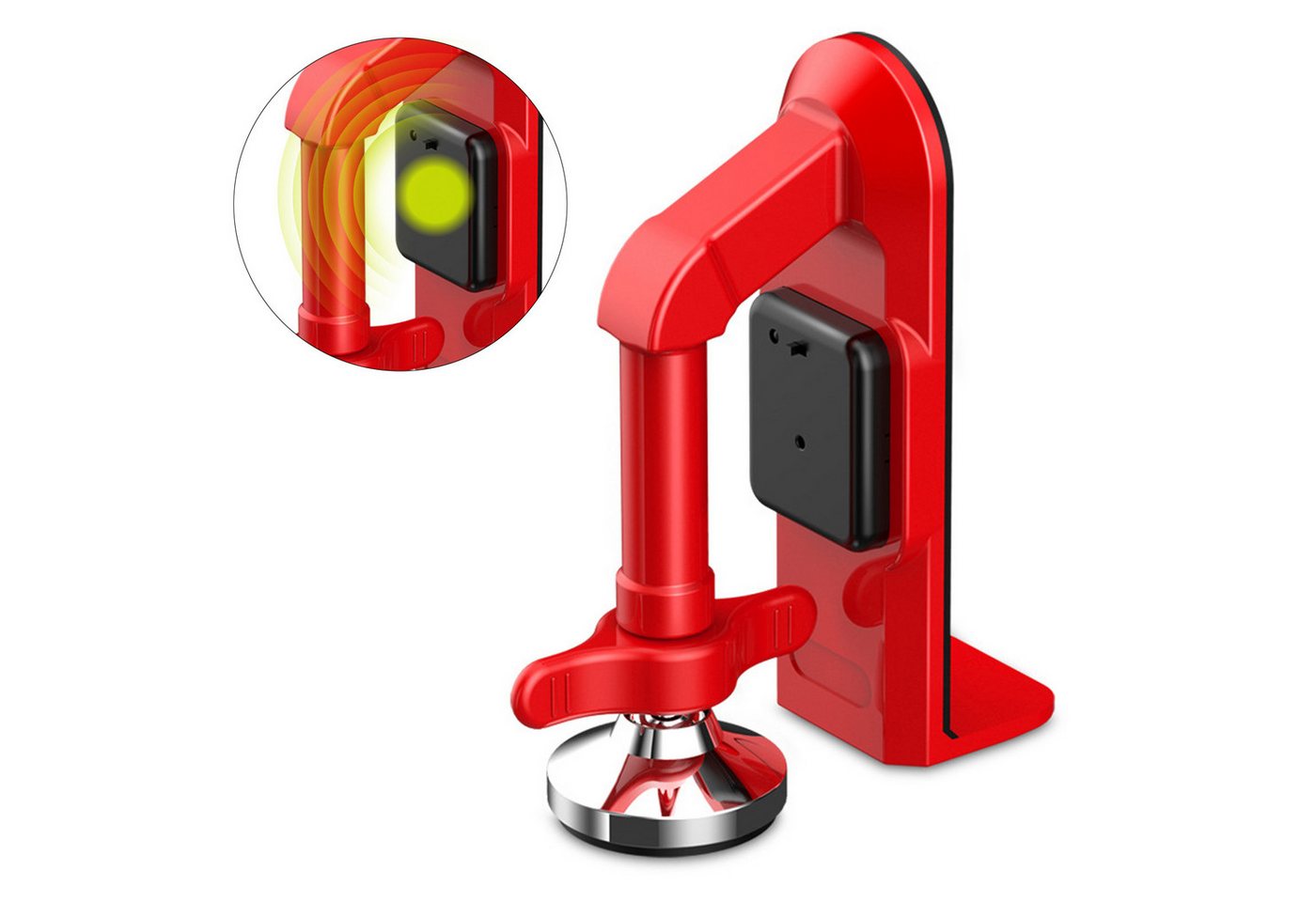 REDOM Türstopper Tragbarer Türkeil Sicherheits-Türblocker (12cm x8.8cm Kompakter Türsicherung, 1 St., einfach zu installieren), für Ferienwohnung Camping Studentenwohnung usw. von REDOM