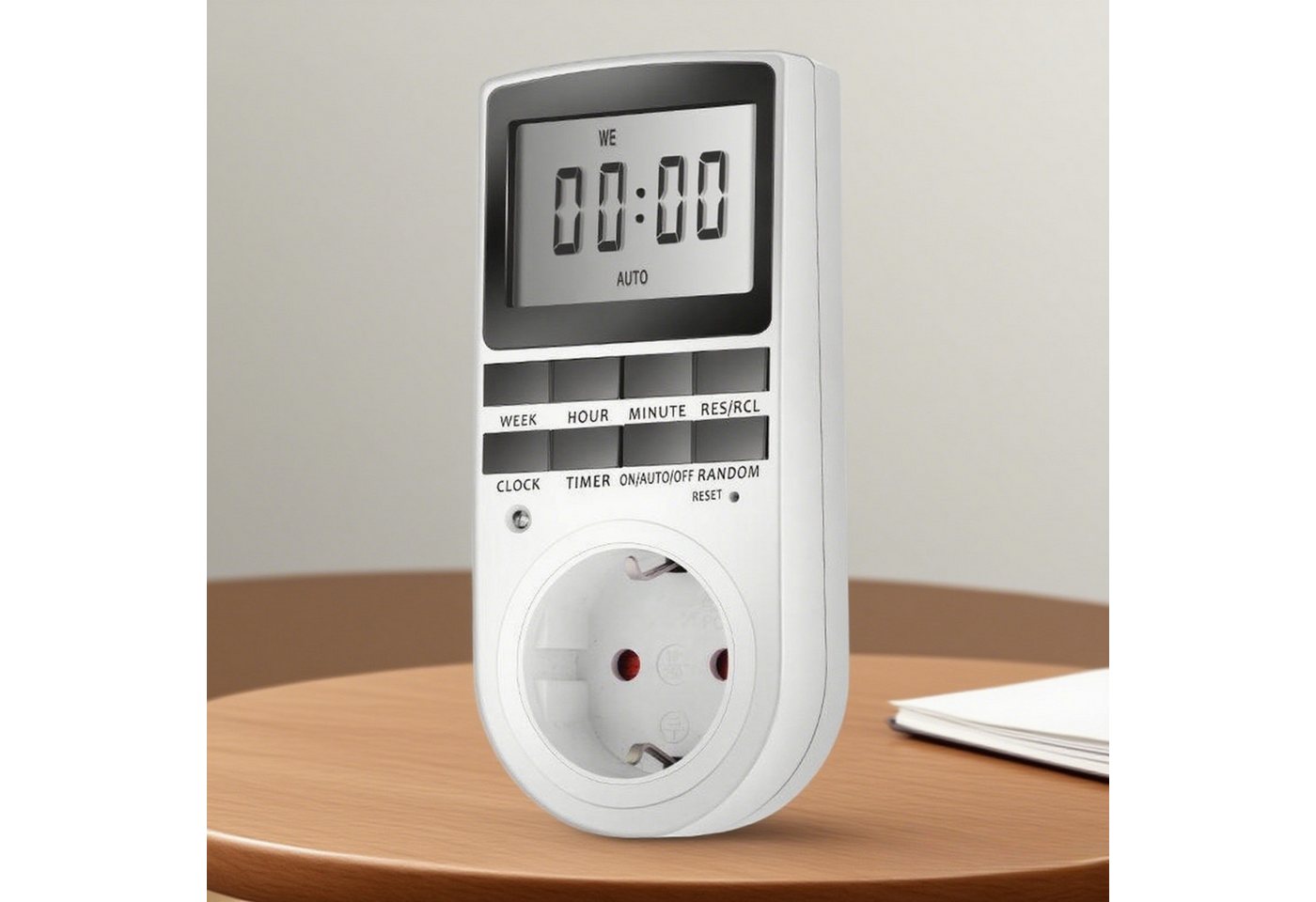 REDOM Zeitschaltuhr Timer Steckdose Digitale Zeitschaltuhren Zeitschaltuhr-Steckdose, mit 10 täglichen konfigurierbaren Programme Anti-Theft-Zufallsmodus, 1-St., mit großen LCD-Display und eine übersichtliche Bedientaste, Täglich für Innen 230V / 16A / 3680W REDOM Zeitschaltuhr Timer Steckdose Digitale Zeitschaltuhren Zeitschaltuhr-Steckdose, mit 10 täglichen konfigurierbaren Programme Anti-Theft-Zufallsmodus, 1-St., mit großen LCD-Display und eine übersichtliche Bedientaste, Täglich für Innen 230V / 16A / 3680W von REDOM