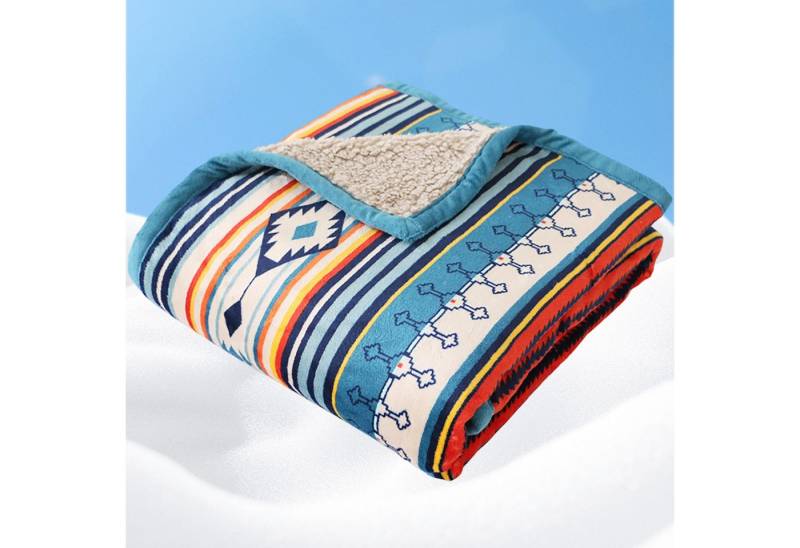 Wohndecke Korallfleece-Decke Sofadecke und Wohndecke doppelseitig, REDOM, doppelseitig mit Flanell Lammwolle Fleece Blanket Warm Dicke Weich Wohndecke Korallfleece-Decke Sofadecke und Wohndecke doppelseitig, REDOM, doppelseitig mit Flanell Lammwolle Fleece Blanket Warm Dicke Weich von REDOM