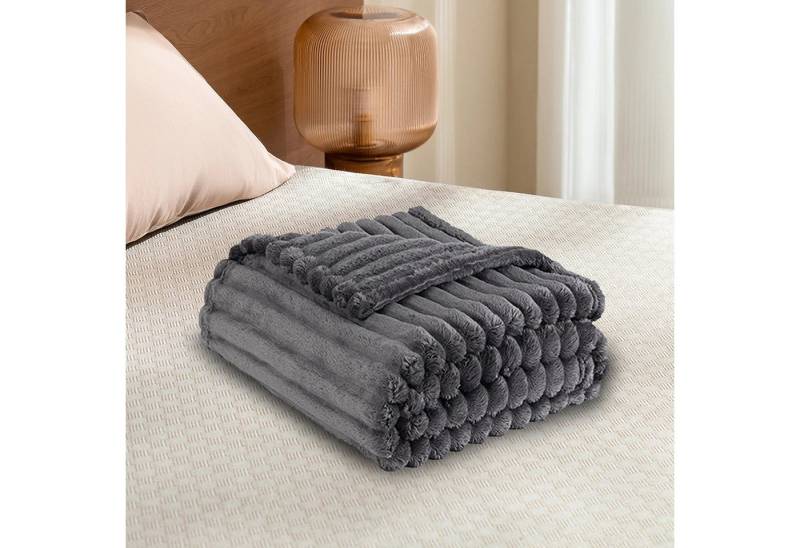 Wohndecke Mikrofaser Sofadecke Überwurfdecke, REDOM, 150x200cm Sofaüberwurf Couchdecke, pflegeleicht maschinenwaschbar Wohndecke Mikrofaser Sofadecke Überwurfdecke, REDOM, 150x200cm Sofaüberwurf Couchdecke, pflegeleicht maschinenwaschbar von REDOM