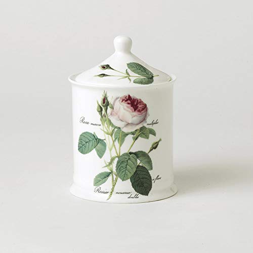 Porzellandose Cotton Jar Redoute Rose Roy Kirkham 15cm von Roy Kirkham