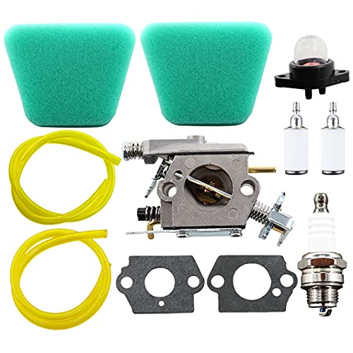 MCHNIC Vergaser Kit für Partner 350 351 McCulloch Mac 333 335 338 435 436 438 440 441 442 44 Walbro WT-622 Reparaturzubehör Trimmer und Zündkerzenschlauch von MCHNIC