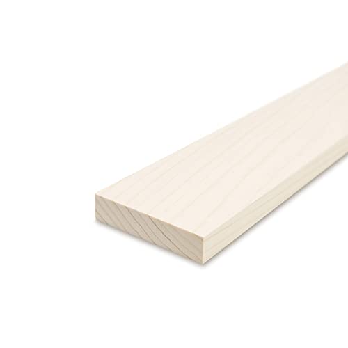 REESE Glattkantbretter - Fichte gehobelt - 1,9 cm stark x 60 cm lang - 10 cm Breite - Zum Bau von Regalen und Möbeln sowie für Bastelarbeiten REESE Glattkantbretter - Fichte gehobelt - 1,9 cm stark x 60 cm lang - 10 cm Breite - Zum Bau von Regalen und Möbeln sowie für Bastelarbeiten von REESE Kehlleisten GmbH