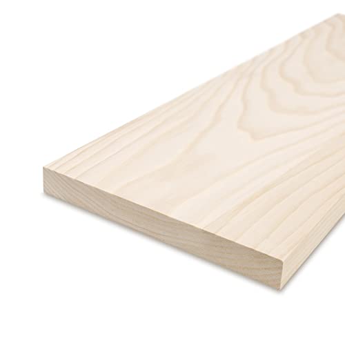 REESE Glattkantbretter - Fichte gehobelt - 1,9 cm stark x 60 cm lang - 20 cm Breite - Zum Bau von Regalen und Möbeln sowie für Bastelarbeiten REESE Glattkantbretter - Fichte gehobelt - 1,9 cm stark x 60 cm lang - 20 cm Breite - Zum Bau von Regalen und Möbeln sowie für Bastelarbeiten von REESE Kehlleisten GmbH