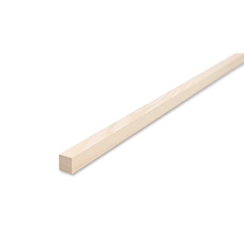 REESE Glattkantbretter - Fichte gehobelt - 1,9 cm stark x 60 cm lang - 2 cm Breite - Zum Bau von Regalen und Möbeln sowie für Bastelarbeiten REESE Glattkantbretter - Fichte gehobelt - 1,9 cm stark x 60 cm lang - 2 cm Breite - Zum Bau von Regalen und Möbeln sowie für Bastelarbeiten von REESE Kehlleisten GmbH