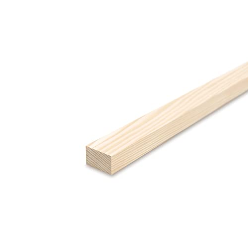REESE Glattkantbretter - Fichte gehobelt - 1,9 cm stark x 60 cm lang - 3,5 cm Breite - Zum Bau von Regalen und Möbeln sowie für Bastelarbeiten REESE Glattkantbretter - Fichte gehobelt - 1,9 cm stark x 60 cm lang - 3,5 cm Breite - Zum Bau von Regalen und Möbeln sowie für Bastelarbeiten von REESE Kehlleisten GmbH