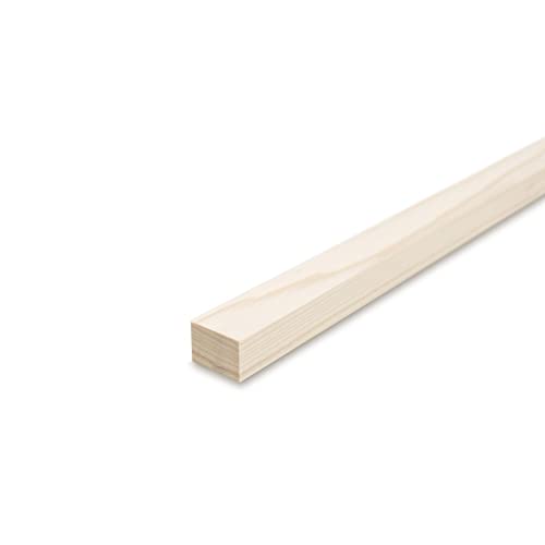 REESE Glattkantbretter - Fichte gehobelt - 1,9 cm stark x 60 cm lang - 3 cm Breite - Zum Bau von Regalen und Möbeln sowie für Bastelarbeiten REESE Glattkantbretter - Fichte gehobelt - 1,9 cm stark x 60 cm lang - 3 cm Breite - Zum Bau von Regalen und Möbeln sowie für Bastelarbeiten von REESE Kehlleisten GmbH