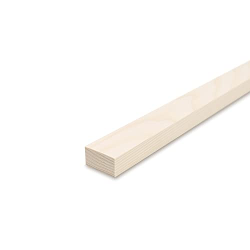 REESE Glattkantbretter - Fichte gehobelt - 1,9 cm stark x 60 cm lang - 4 cm Breite - Zum Bau von Regalen und Möbeln sowie für Bastelarbeiten REESE Glattkantbretter - Fichte gehobelt - 1,9 cm stark x 60 cm lang - 4 cm Breite - Zum Bau von Regalen und Möbeln sowie für Bastelarbeiten von REESE Kehlleisten GmbH