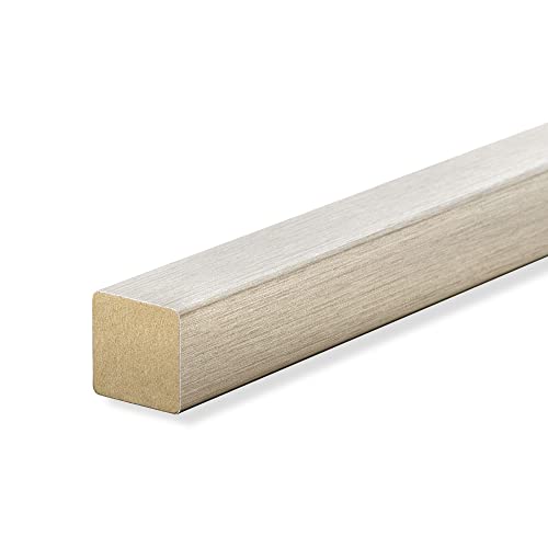 REESE | Quadratleiste Abschlussleiste | MDF EDELSTAHL OPTIK | Folie 20x20mm | 10 Stück / 23lfm REESE | Quadratleiste Abschlussleiste | MDF EDELSTAHL OPTIK | Folie 20x20mm | 10 Stück / 23lfm von REESE Kehlleisten GmbH