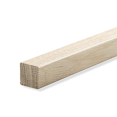 REESE | Quadratleisten Vierkantleisten Bastelleisten Abdeckleisten | Eiche Massiv | 20x20mm | Eiche ROH REESE | Quadratleisten Vierkantleisten Bastelleisten Abdeckleisten | Eiche Massiv | 20x20mm | Eiche ROH von REESE Kehlleisten GmbH