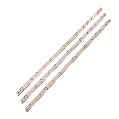 REETBQNMN LED-Hintergrundbeleuchtungsstreifen für 32LJ500 32LH500D GJ-2K16 GEMINI-315 32PFS6401 KDL-32R330D 32PHS5301 32PFS5501 LB32080 V0 01P26 LED-Hintergrundbeleuchtung, 3 Stück von REETBQNMN