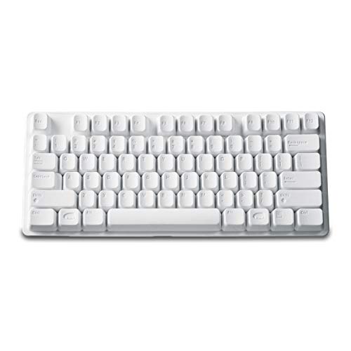 Lustige Tastatur Silikonform für Schokolade oder Eiswürfel Weiß von REFLECTS