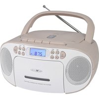 Reflexion - RCR2260PK CD-Radio ukw aux, cd, Kassette Pink, Weiß von REFLEXION