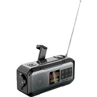 Reflexion TRA555 Notfallradio UKW, AM Bluetooth®, UKW, Notfallradio Handkurbel, Powerbank-Funktion, von REFLEXION