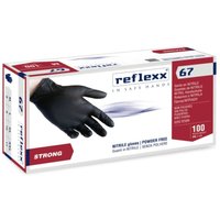 Reflexx - R67 Nitrilhandschuhe ohne Puder, 100 % latexfrei, 5,5 g, Kat.3, 100 Stück, m Reflexx - R67 Nitrilhandschuhe ohne Puder, 100 % latexfrei, 5,5 g, Kat.3, 100 Stück, m von REFLEXX